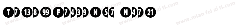 TransitFrontNeg Nor字体转换